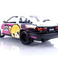 Jada Toys Sanrio 1:24 1986 Toyota Trueno (AE86) Die-cast Car & Aggretsuko Figure, Toys for Kids and Adults (33725)