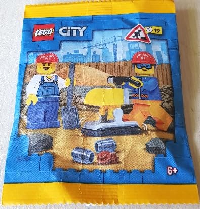 LEGO City: Construction Builder Team with Tamper and Tools Minifigures