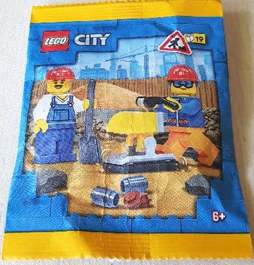 LEGO City: Construction Builder Team with Tamper and Tools Minifigures