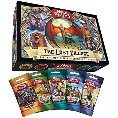 Wise Wizard Games, Hero Realms Bundle: Lost Village, Journeys and Ancestry Packs (3 Items)