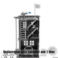 Replacement Parts for Rescue Heroes Firehouse - Fisher-Price Rescue Heroes Fire House Playset CDD69 ~ Replacement Gray Launcher and 2 Blue Projectiles