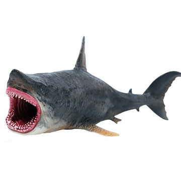 FLORMOON Megalodon Toys Figures - Realistic Huge Shark Figurine - Under Sea Creature Shark Toy, Educational Toy, Cake Topper Gift for Kids