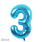 Balloons, 11 pcs Foil Balloons 3 year old for 3st Birthday Party Supplies Decoration? Confetti Balloon Kids Party Balloons Birthday Party Supplies 3