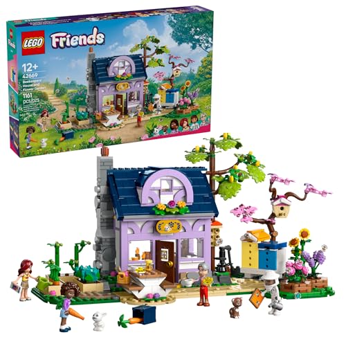 LEGO Friends Beekeepers' House and Flower Garden Toy Building Set - Pretend Play Set for Kids, Girls and Boys, Ages 12+ - Gift Idea for Birthday -
