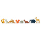 Tender Leaf Toys Woodland Animals - 8 Wooden Forest Animals with a Display Shelf -Classic Toy for Pretend Play - Develops Social, Creative