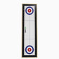 Yard Games Curling and Shuffleboard 2 in 1 Table Top Game with 8 Rolling Discs