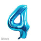 Balloons, 11 pcs Foil Balloons 4 year old for 4st Birthday Party Supplies Decoration? Confetti Balloon Kids Party Balloons Birthday Party Supplies 4