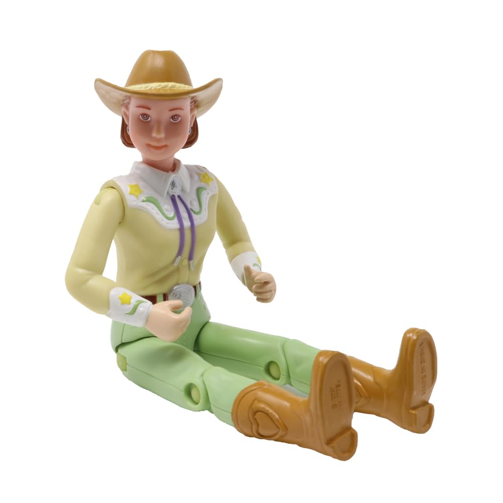 Fisher-Price Replacement Part Loving Family Farm and Dollhouse Lily Gray Horse Playset 75273 - Replacement Woman Mom Western Style Horseback Cowgirl