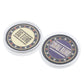 LoveinDIY 2 Metal Chips Big Small Dealer Buttons for Texas