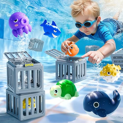 Funscape Kids Pool Diving Toy, Water Swimming Dive Game, Toddler Bath Toys