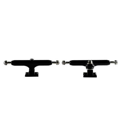 NOAHWOOD Fingerboards Parts Professional Prince II Trucks (34mm) + Update Self-Locking Nuts (Black)