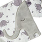 Mary Meyer Afrique Crinkle Teether Toy with Baby Paper and Squeaker, 6 x 6-Inches, Elephant