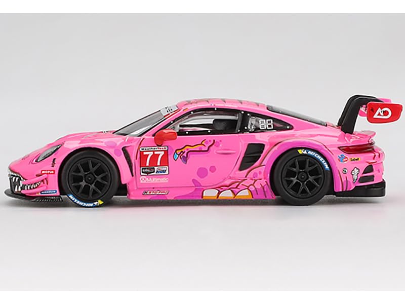 MINI GT 911 GT3 R #77 AO Racing 2024 IM SA Road America Limited Edition 1/64 Diecast Model Car MGT01052