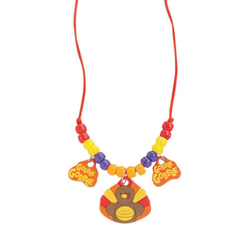 Turkey Beaded Necklace Craft Kit - Crafts for Kids and Fun Home Activities