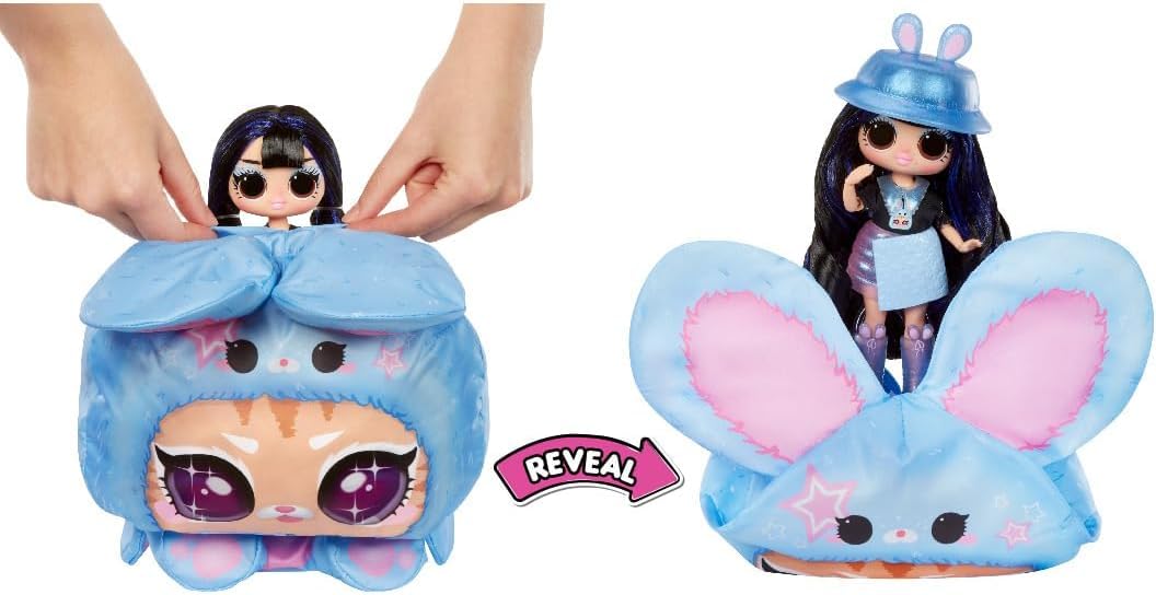 LOL Surprise Tweens Costume Fashion Doll Aya Cherry with Inflatable Blue Bunny Pet Costume & Multiple Surprises Including Fabulous Fashions &