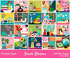 Re-marks Fresh Blooms Collage Puzzle, 1000-Piece Jigsaw Puzzle for All Ages