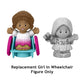 Replacement Part for Fisher-Price Little People Inspired by Barbie You Can Be Anything Playset HGP69 - Replacement Female Girl