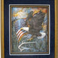 American Pride - Eagle and Flag - Paper Tole 3D Decoupage Craft Kit Size 8x10 inches 18988 (The Additional Pictures Show Examples of This Craft Kit