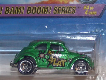 Hot Wheels 1997 BIFF! BAM! Boom! Series #4/4 VW Bug 5 Spoke - NO TAMPO