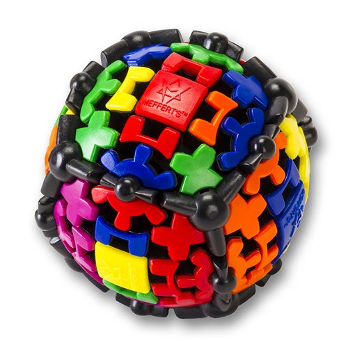 Project Genius GEAR BALL by Mefferts- Speed Cube, 3x3 Speed Cube, One-player Games, Brain Teasers, Multi-Color, Puzzle Cube, Gift for Children, Gift