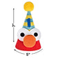 Fun Everyday Sesame Street Deluxe Cone Hat - 7" x 5" (1 Pc.) - Vibrant Design - Perfect for Parties and Playdates