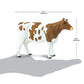 Safari Ltd. Ayrshire Cow Figurine - Lifelike 5.25" Model Figure - Educational Toy for Boys, Girls, and Kids Ages 3+