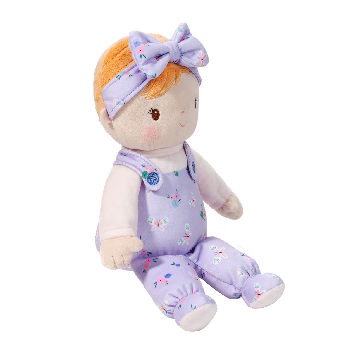 Douglas Willa Butterfly Flower Soft Baby Doll - Soft & Cuddly First Doll for Babies, Infants & Toddlers - 10-inch Sitting and 13-inch Overall Size