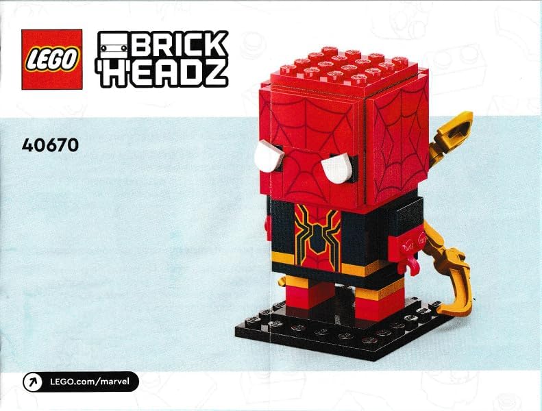LEGO Brick Headz Iron Spider-Man 40670-91 Pz