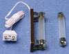 Cir-Kit Concepts Dollhouse Miniature Fluorette Socket & Cord w/2 Bulbs