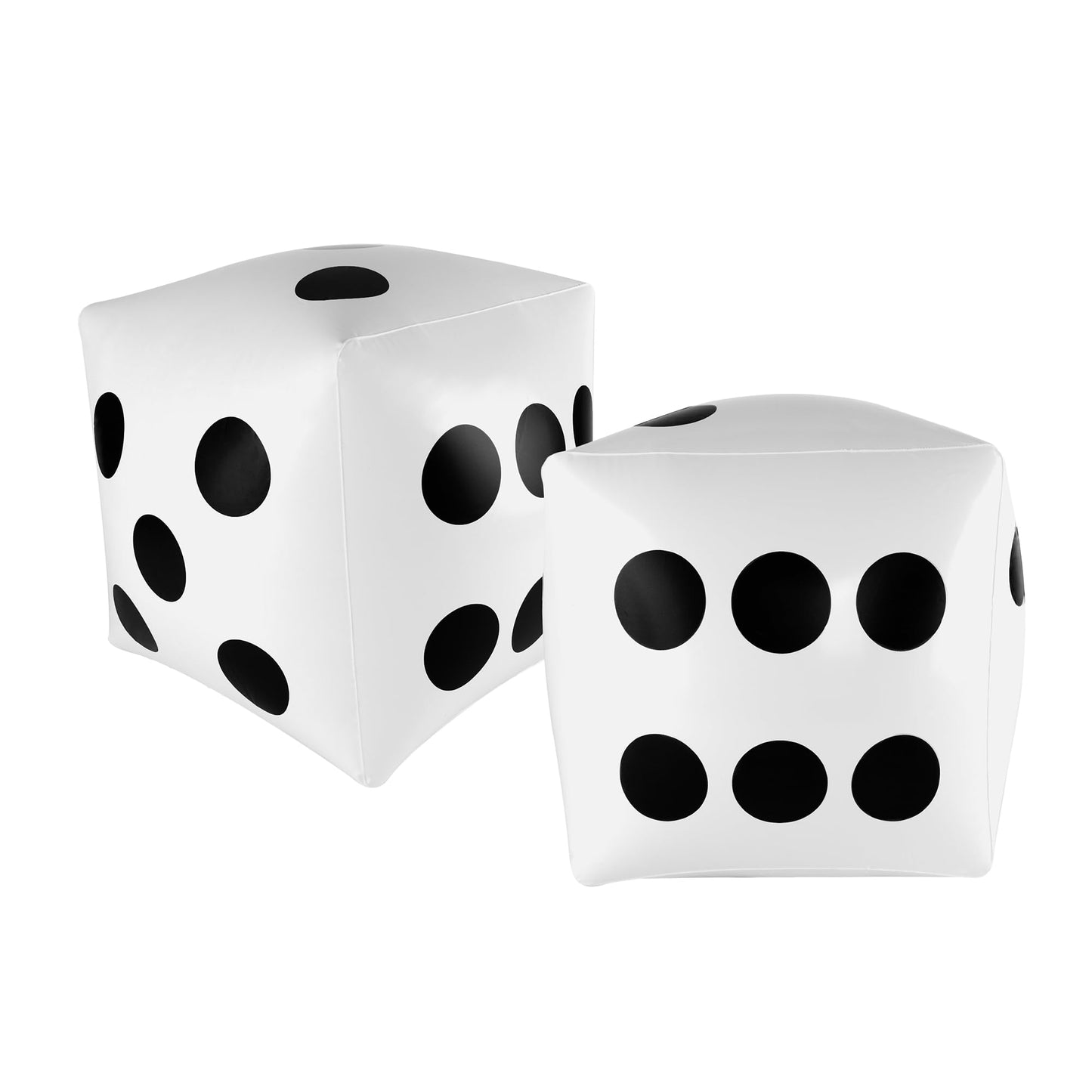 Super Z Outlet 13 inch Giant Inflatable Dice Toys for Pool Games, Outdoor Beach Party (Pack of 2)