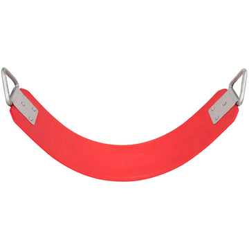Swing Set Stuff Commercial Polymer Belt Seat (Red) with SSS Logo Sticker