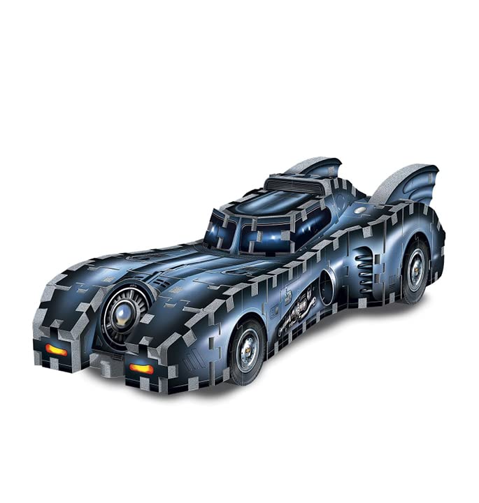 Wrebbit3D Batman 3D Puzzle Model of Batmobile | 255 Jigsaw Puzzle Pieces| Build the Iconic Superhero's Car and Explore Gotham City