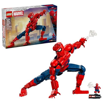 LEGO Marvel Spider-Man Hero Figure - Super Hero Building Toy for Boys & Girls, Ages 12+ - Posable Kids Bedroom, Bookshelf or Desk Decor - Gift