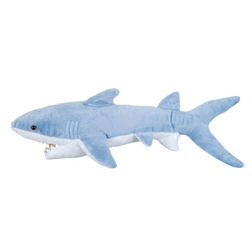Rhode Island Novelty Cuddly Mako Shark Plush, Soft Marine Life Stuffed Animal for Kids, 14 Inch