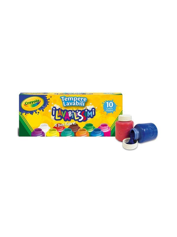 Crayola Washable Kids Set Activity Paint, Multi 10 per