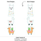 Big Dot of Happiness Whole Llama Fun - Llama Fiesta Baby Shower, Birthday Party Centerpiece Sticks - Table Toppers - Set of 15