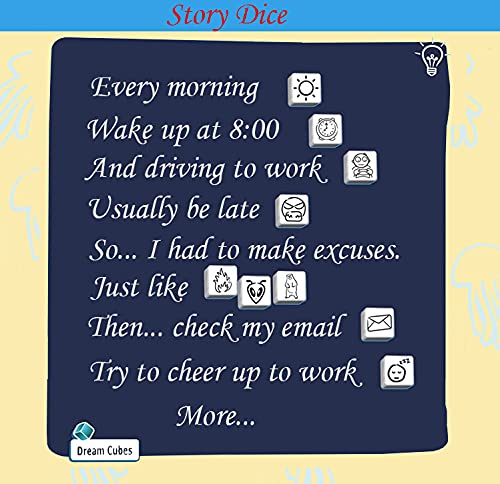 Happy Story 18 Cubes Bundle Sets Roll Cubes - A Happy Trip and Challenge of Words and Stories, 4 Models dice 108 Images Unlimited Stories Combination