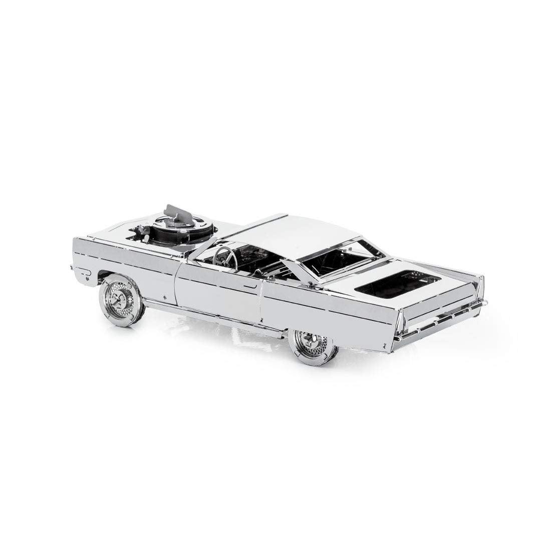 Model Car Kit - 3D Model kit Royal Voyager - Moving Wind-Up Retro Car Model | 3D Puzzle for Adults - Metal DIY Kit | Beautiful Metal Model Car