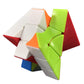 Cube Twist 3x3 Stickerelss Speed Cube Vivid Color Magic Puzzle Toys Puzzle Boxes (Twist 3rd Order Puzzle Boxes)