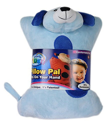 Cloudz Kids Super Soft N' Cuddly On Hand Animal Airplane Travel Pillow Pal! Keep Children Comfy and Supported with a Buddy While Traveling or just