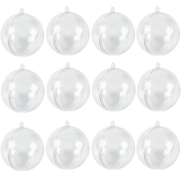 Do It Yourself Clear Ornament 12 Pc - Crafts for Kids and Fun Home Activities