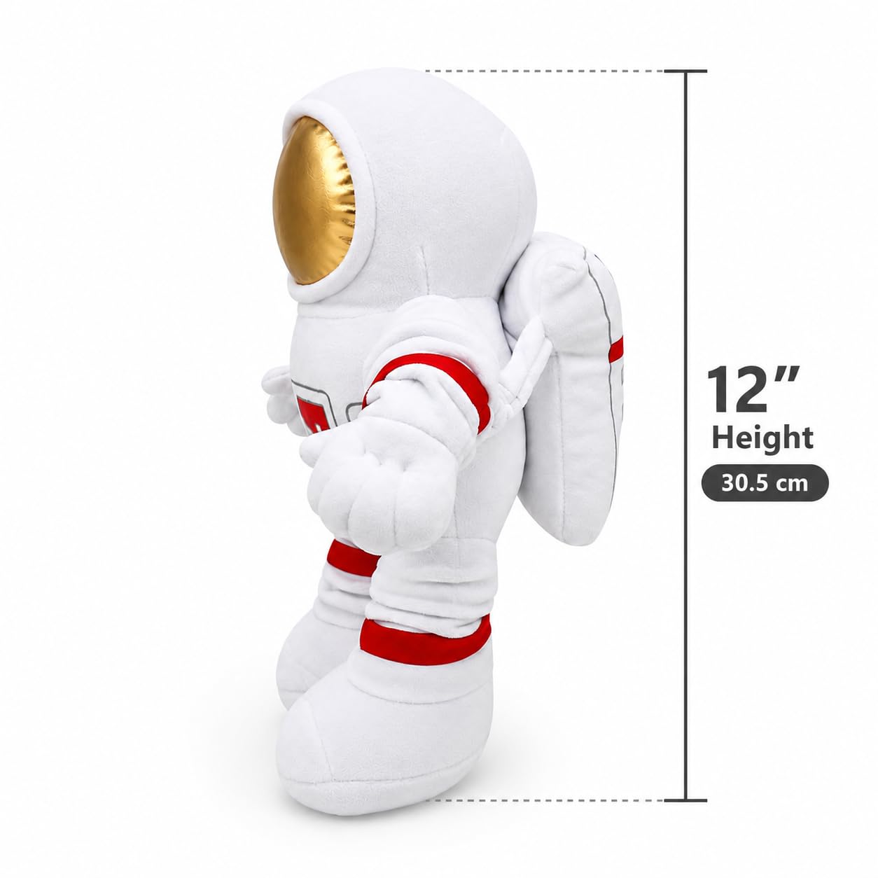 JoyAmigo Soft Astronaut Plush Outer Space Toys, Cuddly NASA Astronaut Stuffed Animal for Space-Themed Nursery/Room Decor, Gifts for Kids Toddlers 12”