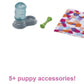 Barbie Mini Playset with 2 Pet Puppies, Doghouse and Pet Accessories, Gift for 3 to 7 Year Olds