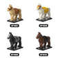 TopBrixx Custom War Horse Set, 10 Pcs Custom Horse Set for Minifigures, Compatible with Lego