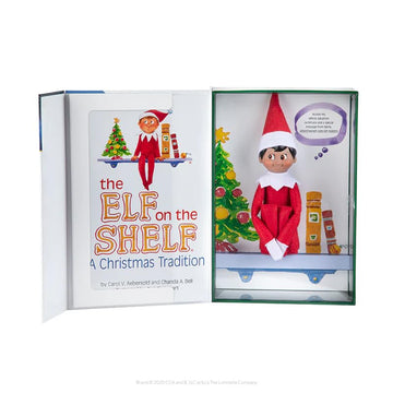 The Elf on the Shelf® Brown Eyed Boy & Matching Frost Pips™ Mini Bloom