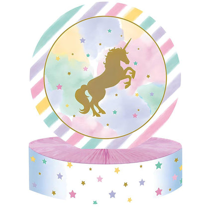 Fun Express - Unicorn Sparkle Centerpiece for Birthday - Party Supplies - Licensed Tableware - Misc Licensed Tableware - Birthday - 1 Piece