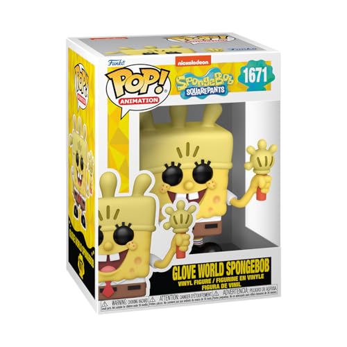 Funko POP! TV: Spongebob Squarepants 25th Anniversary - Spongebob Squarepants with Glove Light - Collectable Vinyl Figure - Gift Idea - Official