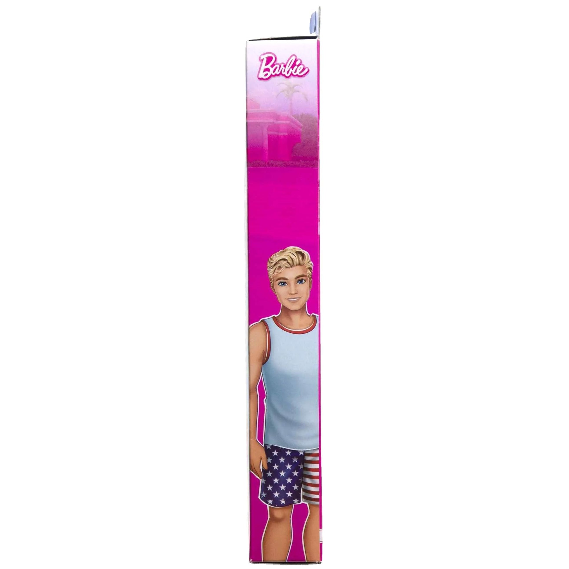 Barbie Ken Doll Wearing American Flag Swimsuit, Pool and Beach Toys