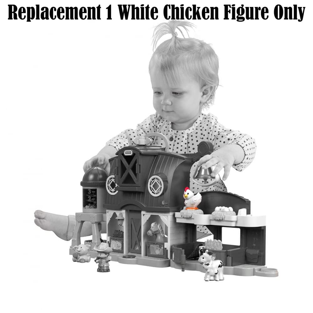 Replacement Part for Fisher-Price Little People Caring for Animals Farm - DWC31 ~ Replacement Chicken Figure