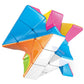 Twisty Speed Cube 3X3X3 Twisted Magic Cube Puzzle Toy Stickerless Colorful